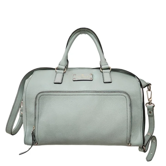 KATE SPADE Pebble Leather CROSSBODY HANDBAG, Mint Green, Womens OS - Picture 1 of 11